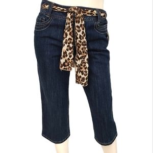 New with Tags Christopher & Banks Jean Capri Pants Size 4